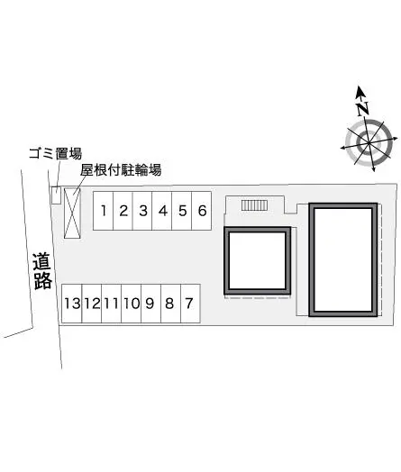 ★手数料０円★岡山市中区桜橋　月極駐車場（LP）